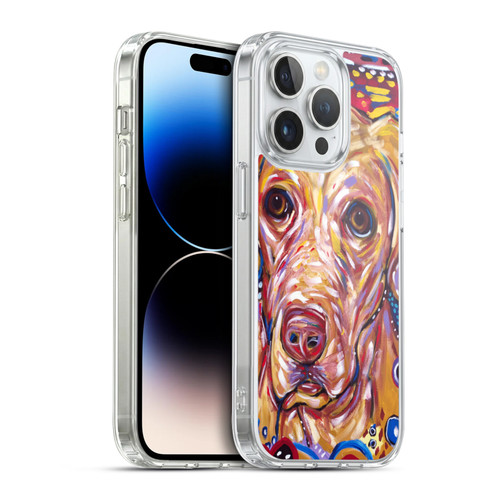 Mad Dog Art Gallery Dogs Yellow Soft Gel Case for Apple iPhone 14 Pro & MagSafe