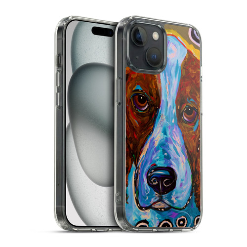 Mad Dog Art Gallery Dogs Brown English Setter Soft Gel Case for Apple iPhone 15 & MagSafe