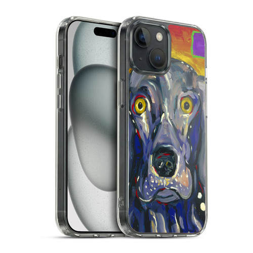 Mad Dog Art Gallery Dogs Winston Soft Gel Case for Apple iPhone 15 & MagSafe