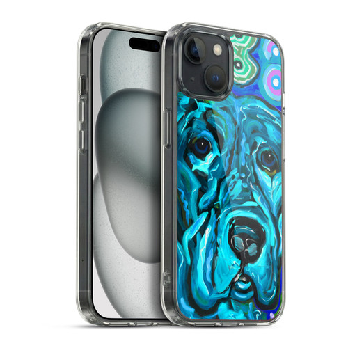 Mad Dog Art Gallery Dogs Aqua Lab Soft Gel Case for Apple iPhone 15 Plus & MagSafe