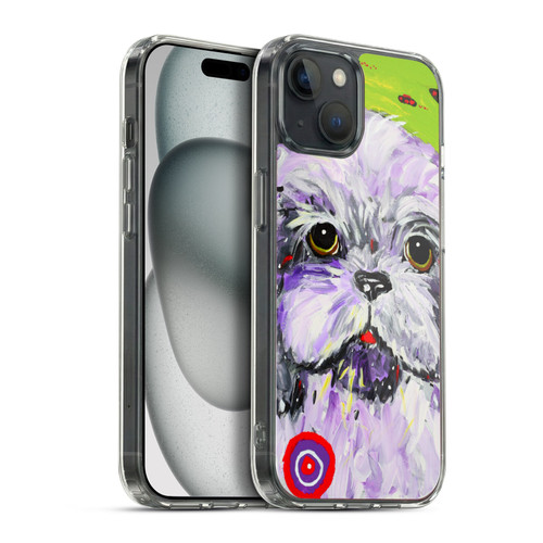 Mad Dog Art Gallery Dogs Boo Soft Gel Case for Apple iPhone 15 Plus & MagSafe
