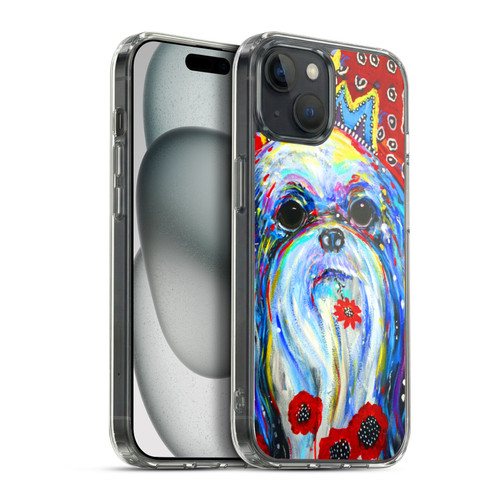 Mad Dog Art Gallery Dogs Charlie Soft Gel Case for Apple iPhone 15 Plus & MagSafe