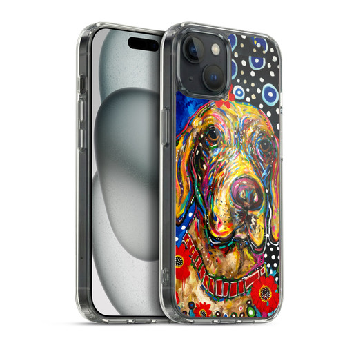 Mad Dog Art Gallery Dogs Roxie Soft Gel Case for Apple iPhone 15 Plus & MagSafe