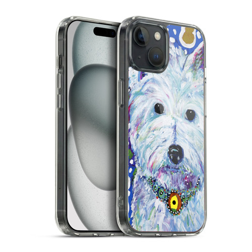Mad Dog Art Gallery Dogs Westie Soft Gel Case for Apple iPhone 15 Plus & MagSafe