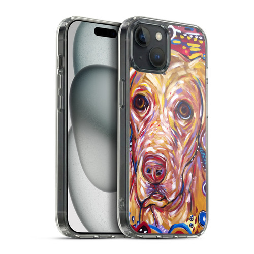 Mad Dog Art Gallery Dogs Yellow Soft Gel Case for Apple iPhone 15 Plus & MagSafe