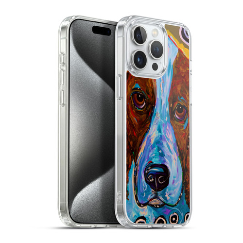 Mad Dog Art Gallery Dogs Brown English Setter Soft Gel Case for Apple iPhone 15 Pro Max & MagSafe