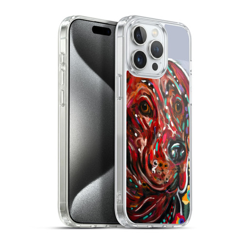 Mad Dog Art Gallery Dogs Hot Chocolate Soft Gel Case for Apple iPhone 15 Pro Max & MagSafe