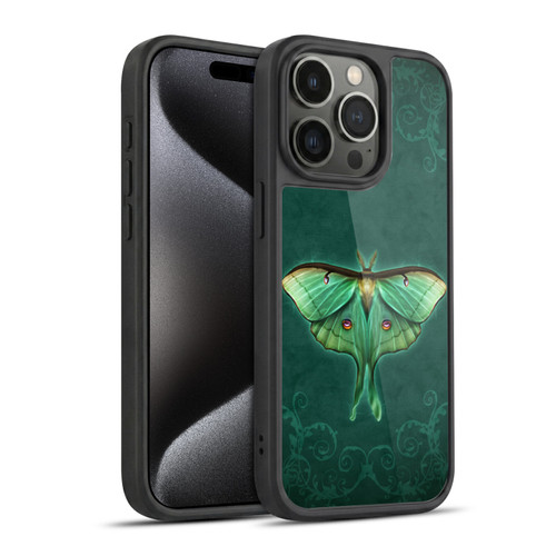 Brigid Ashwood Winged Things Luna Moth Gel Armour Case For Apple iPhone 15 Pro
