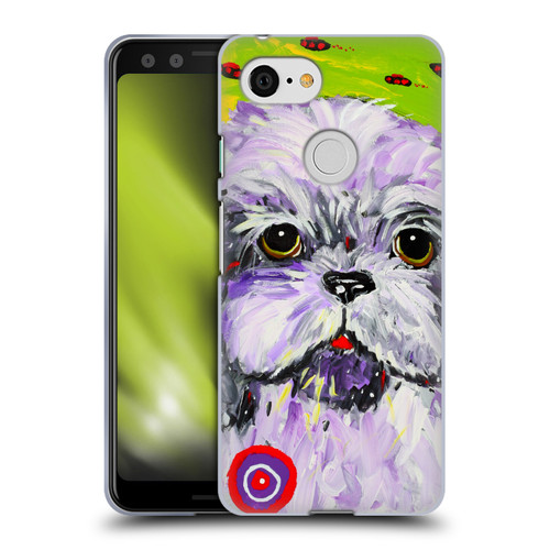 Mad Dog Art Gallery Dogs Boo Soft Gel Case for Google Pixel 3