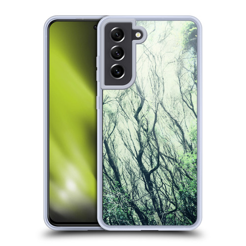 Dorit Fuhg Mystic Nature Green Woods Soft Gel Case for Samsung Galaxy S21 FE 5G & MagSafe
