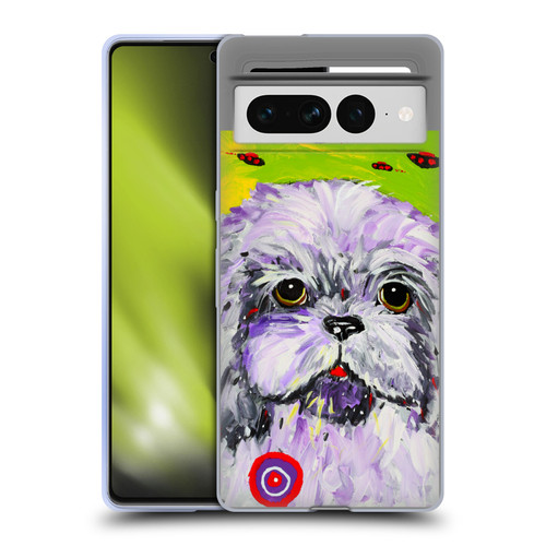 Mad Dog Art Gallery Dogs Boo Soft Gel Case for Google Pixel 7 Pro