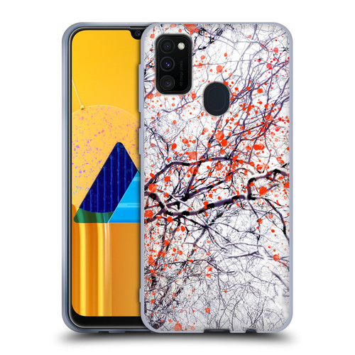 Dorit Fuhg Mystic Nature Fire Blossom Soft Gel Case for Samsung Galaxy M30s (2019)/M21 (2020)