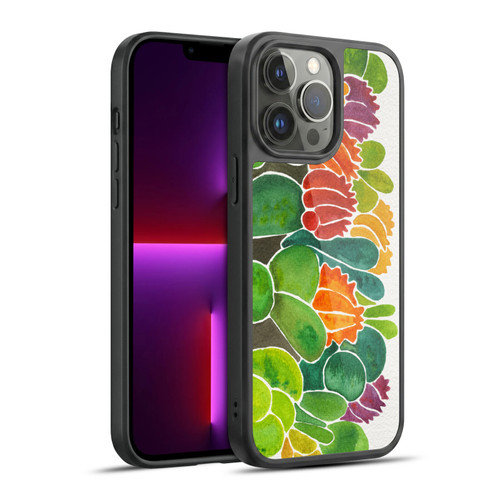 Cat Coquillette Nature Succulents Gel Armour Case For Apple iPhone 13 Pro Max