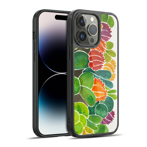 Cat Coquillette Nature Succulents Gel Armour Case For Apple iPhone 14 Pro Max