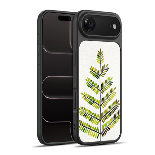 Cat Coquillette Nature Leaflets Green Gel Armour Case For Apple iPhone 17 Air
