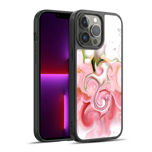 Haroulita Liquid Marble Blush Gel Armour Case For Apple iPhone 13 Pro Max