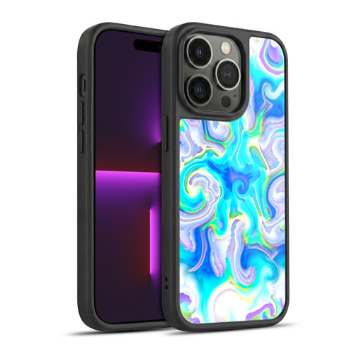 Haroulita Liquid Marble Aquatic Gel Armour Case For Apple iPhone 14 Pro
