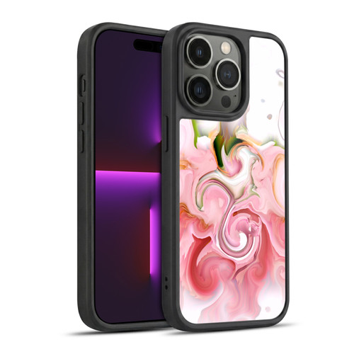 Haroulita Liquid Marble Blush Gel Armour Case For Apple iPhone 14 Pro