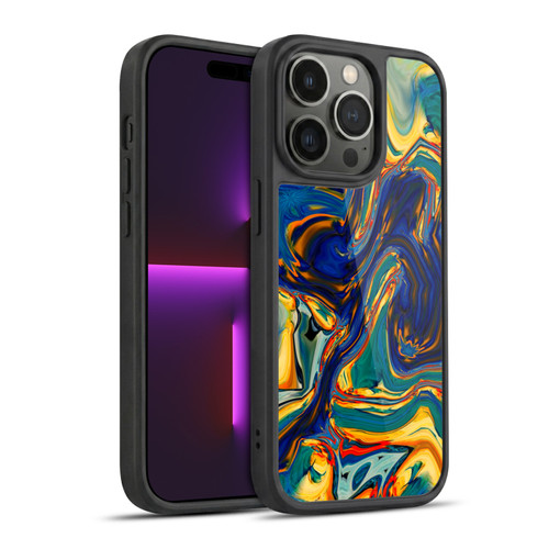 Haroulita Liquid Marble Sunset Gel Armour Case For Apple iPhone 14 Pro