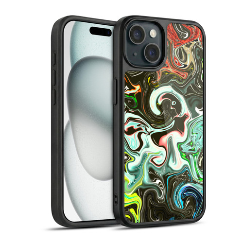 Haroulita Liquid Marble Abstract Gel Armour Case For Apple iPhone 15