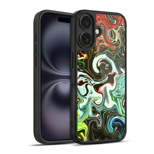Haroulita Liquid Marble Abstract Gel Armour Case For Apple iPhone 16