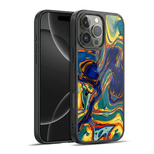 Haroulita Liquid Marble Sunset Gel Armour Case For Apple iPhone 16 Pro Max