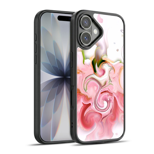 Haroulita Liquid Marble Blush Gel Armour Case For Apple iPhone 17