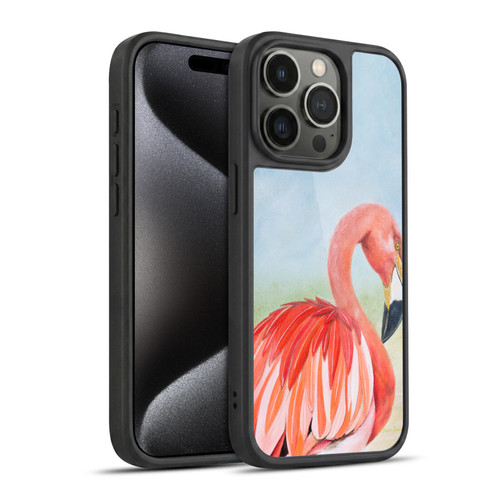 Lisa Sparling Birds And Nature Flamingo Gel Armour Case For Apple iPhone 15 Pro