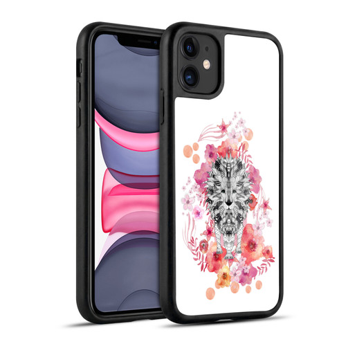Monika Strigel Animals And Flowers Lion Gel Armour Case For Apple iPhone 11
