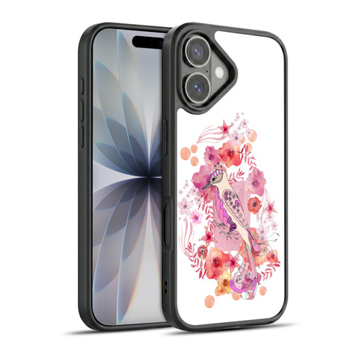Monika Strigel Animals And Flowers Bird Gel Armour Case For Apple iPhone 17
