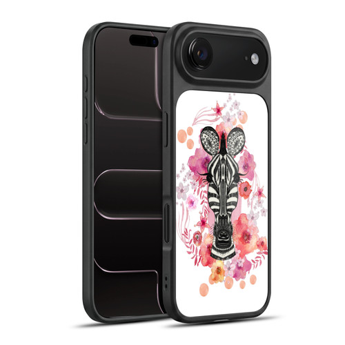 Monika Strigel Animals And Flowers Zebra Gel Armour Case For Apple iPhone 17 Air