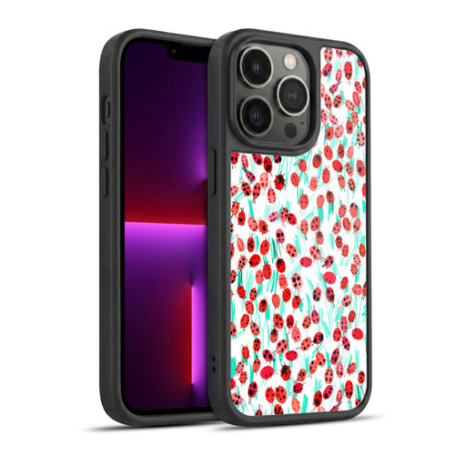 Ninola Patterns Ladybugs On Grass Gel Armour Case For Apple iPhone 13 Pro