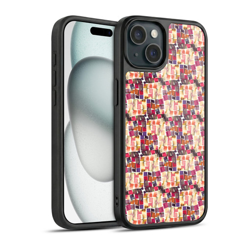 Ninola Patterns Minimal Crochet Gel Armour Case For Apple iPhone 15
