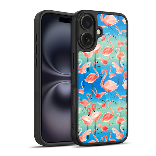 Ninola Patterns Flamingos Gel Armour Case For Apple iPhone 16