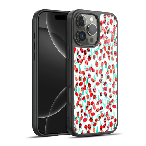 Ninola Patterns Ladybugs On Grass Gel Armour Case For Apple iPhone 16 Pro Max