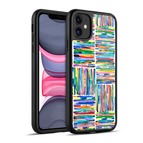 Ninola Patterns 4 Handpainted Stripes Multi Gel Armour Case For Apple iPhone 11