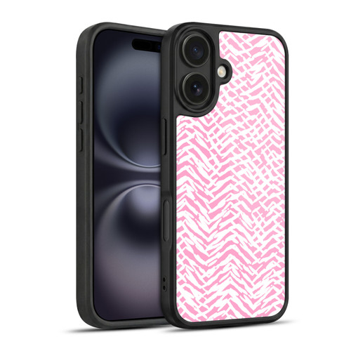 Ninola Patterns 4 Leopard Marks Pink Gel Armour Case For Apple iPhone 16