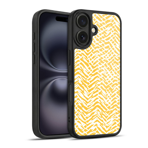 Ninola Patterns 4 Leopard Marks Mustard Gel Armour Case For Apple iPhone 16