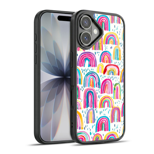 Ninola Patterns 4 Colourful Watercolour Rainbows Gel Armour Case For Apple iPhone 17
