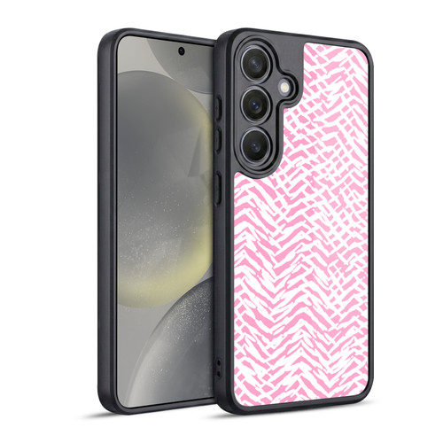 Ninola Patterns 4 Leopard Marks Pink Gel Armour Case For Samsung Galaxy S24 5G