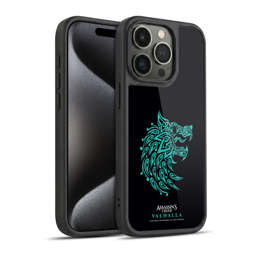 Assassin's Creed Valhalla Compositions And Patterns Wolf Gel Armour Case For Apple iPhone 15 Pro