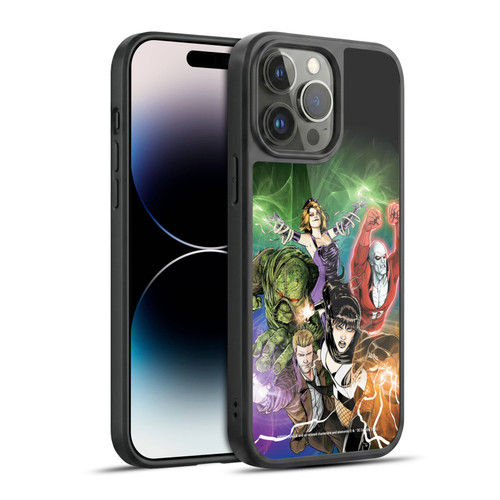 Justice League DC Comics Dark Comic Art #30 Group Gel Armour Case For Apple iPhone 14 Pro Max
