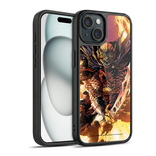 Justice League DC Comics Dark Comic Art Etrigan Demon Knights Gel Armour Case For Apple iPhone 15