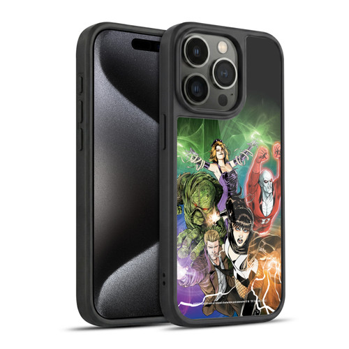 Justice League DC Comics Dark Comic Art #30 Group Gel Armour Case For Apple iPhone 15 Pro
