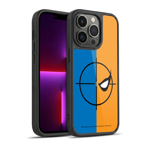 Justice League DC Comics Deathstroke Comic Art Logo Gel Armour Case For Apple iPhone 13 Pro