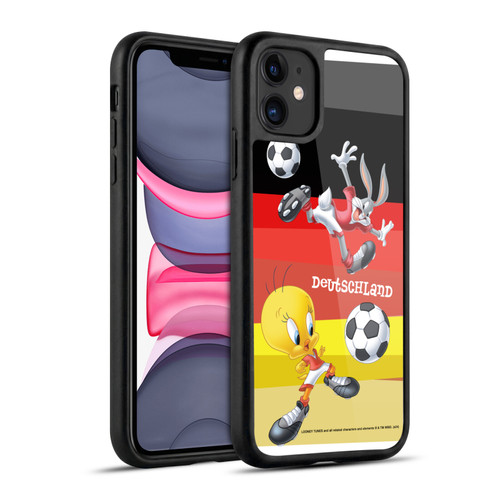 Looney Tunes Flag Graphics Germany Bugs Bunny & Tweety Gel Armour Case For Apple iPhone 11