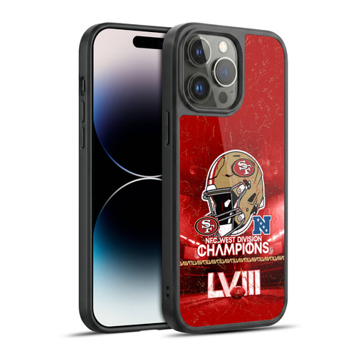 NFL 2024 Division Champions NFC Helmet 49ers Gel Armour Case For Apple iPhone 14 Pro Max