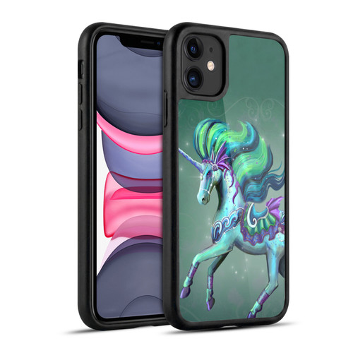 Rose Khan Unicorns Sea Green Gel Armour Case For Apple iPhone 11
