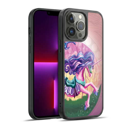 Rose Khan Unicorns Pink Spring Gel Armour Case For Apple iPhone 13 Pro Max