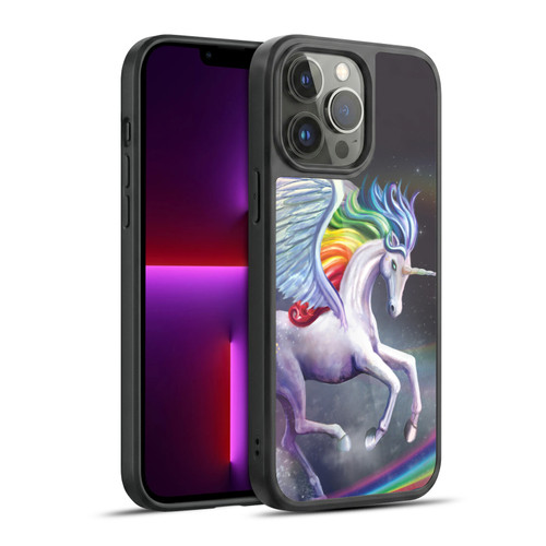 Rose Khan Unicorns Rainbow Dancer Gel Armour Case For Apple iPhone 13 Pro Max